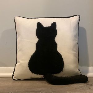 Black Cat Mini Pillow